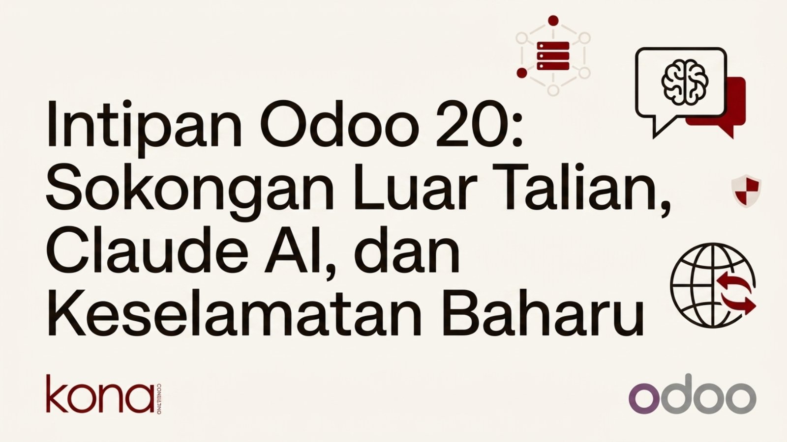 Intipan Odoo 20: Sokongan Luar Talian, Claude AI, dan Keselamatan Baharu